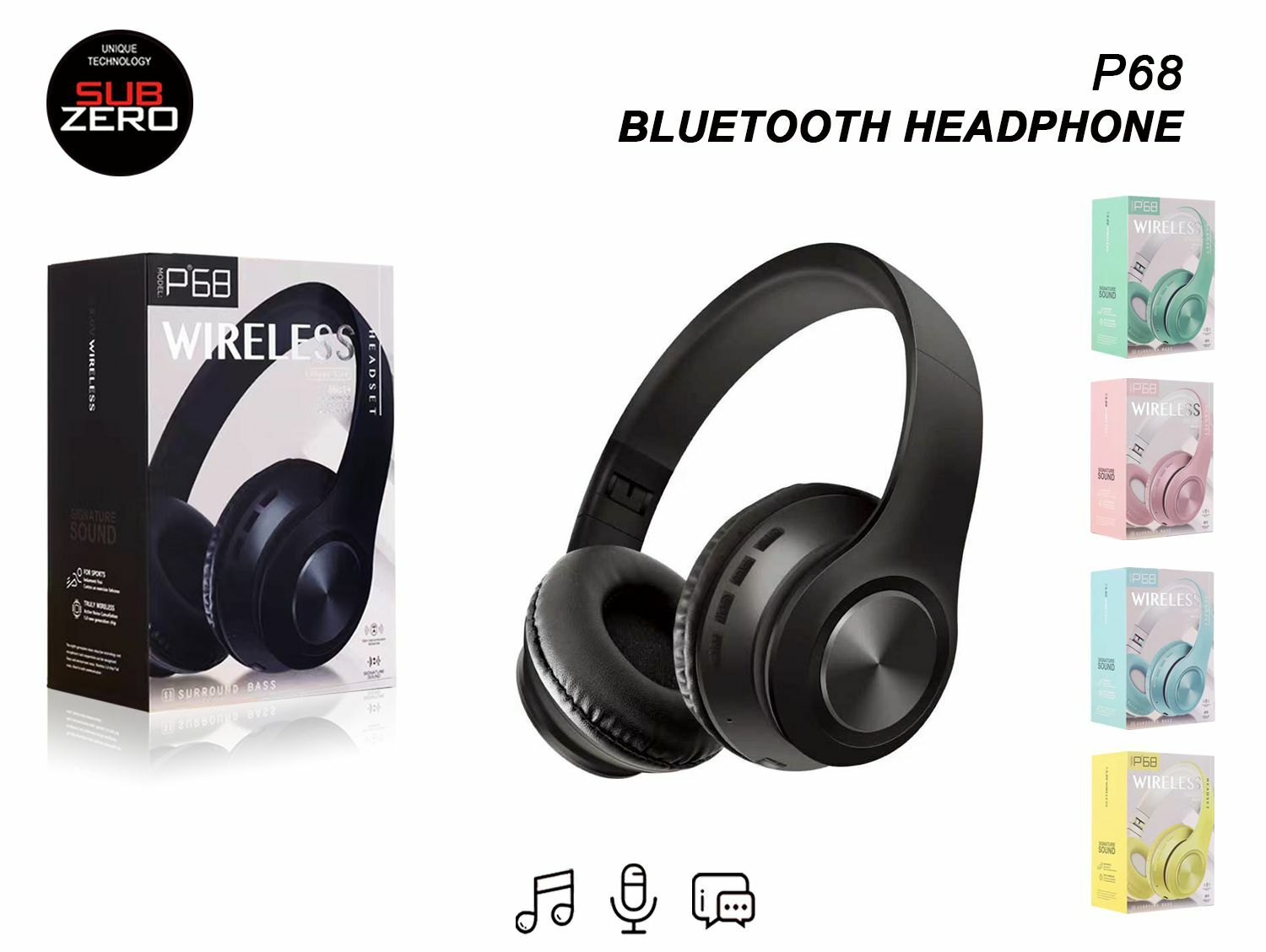 P68 WIRELESS 5.0V SOLO KULAKLIK
