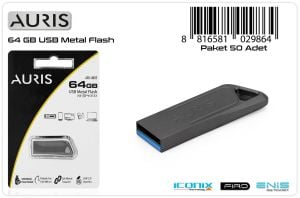 64GB AURIS METAL 3.0 UYUMLU FLAŞ BELLEK
