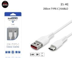 SUBZERO CL48 2.4A 2MT TYPE-C KABLO