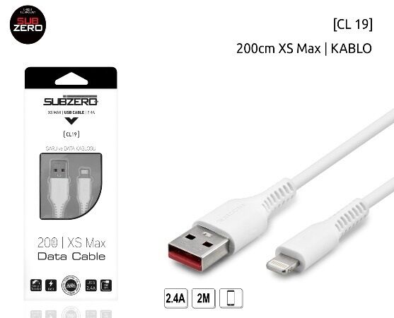 SUBZERO CL19 2.4A 2MT LİGHTNİNG KABLO