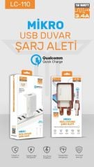LUCATECH LC-110 3.4A MİKRO DUVAR SET