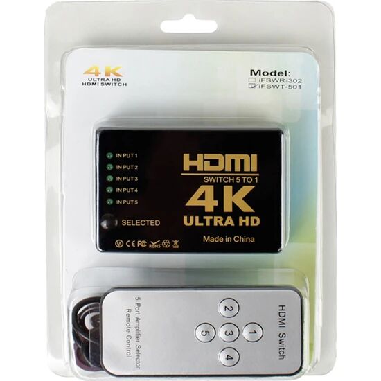 WT-501 HDMI KUMANDALI SWİTCH