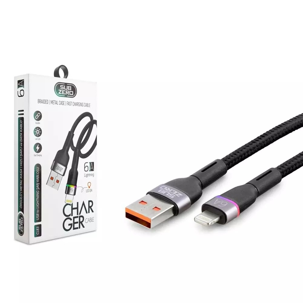 SUBZERO CL83 6A  LİGHTNİNG IŞIKLI  KABLO