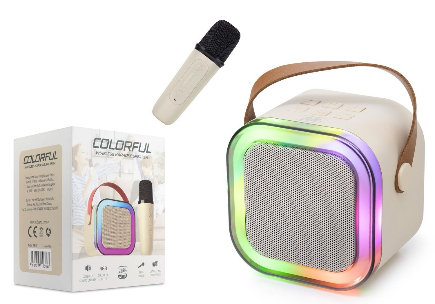 WR187 SUBZERO  MİNİ KARAOKE SET