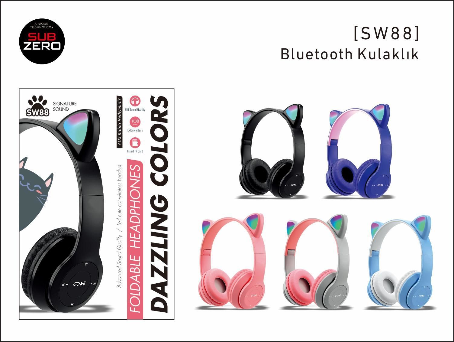 SW88 CAT SUBZERO BLUETOOTH KULAKLIK